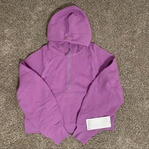 SOLD lululemon Scuba Oversized 1/2 Zip - Wisteria Purple XS/S